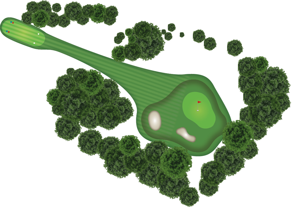 overview map of Hole 15