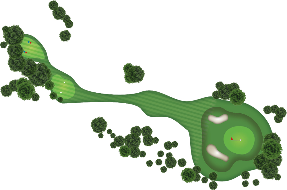 overview map of Hole 17